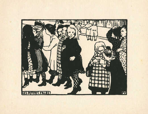 Валлоттон Феликс. Лот из 11 ксилографий